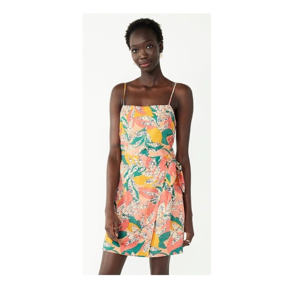 *NWT* Nine West Colorful Floral Side Wrap Beachy
Dress Women's - Picture 1 of 9